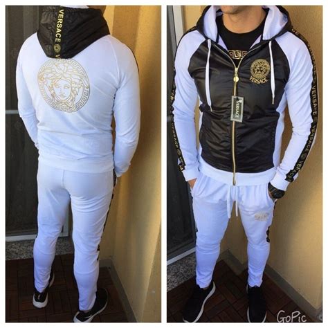 Versace tracksuit men's sale